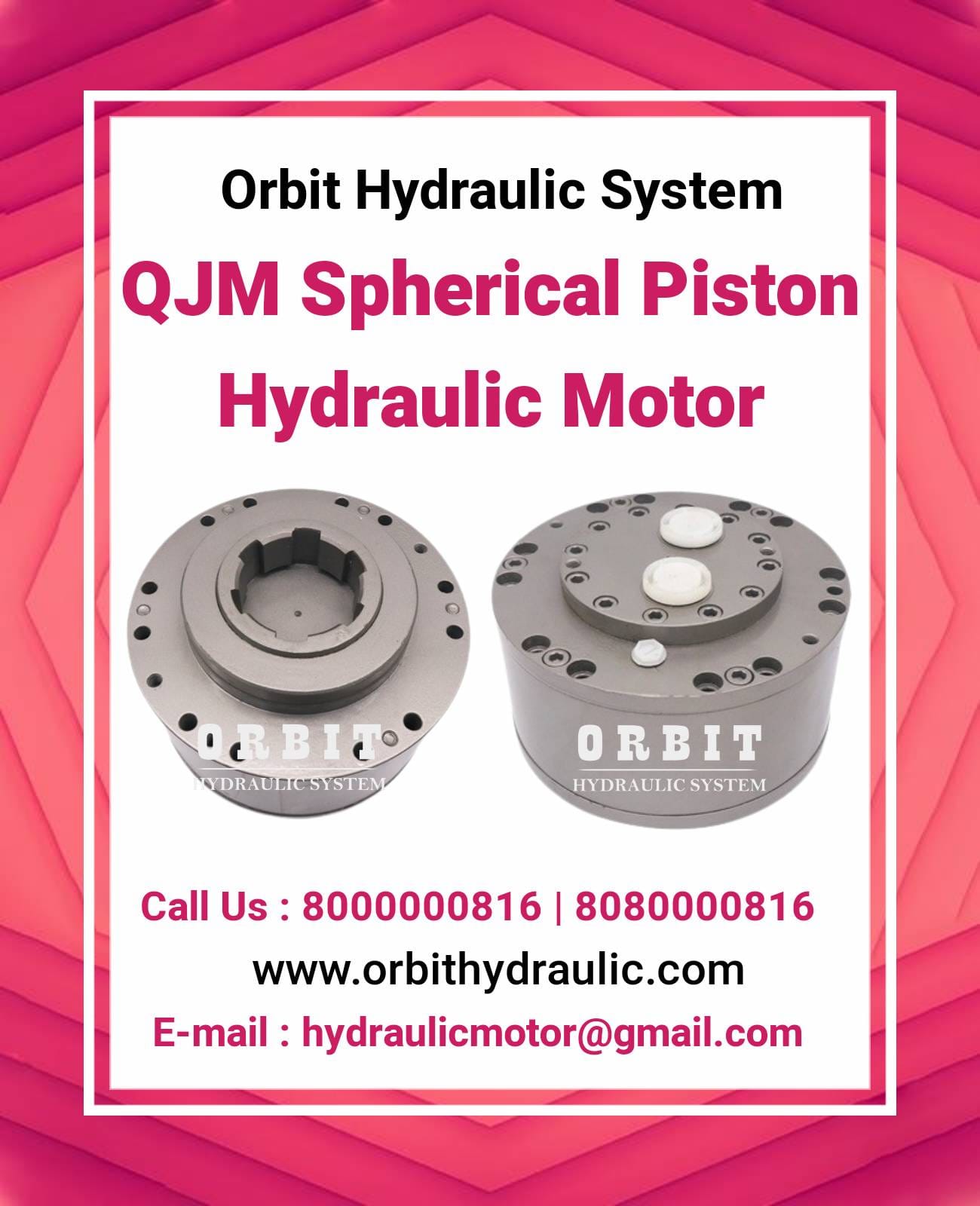 2QJM21-1.0 Spherical Piston Hydraulic Motor in India